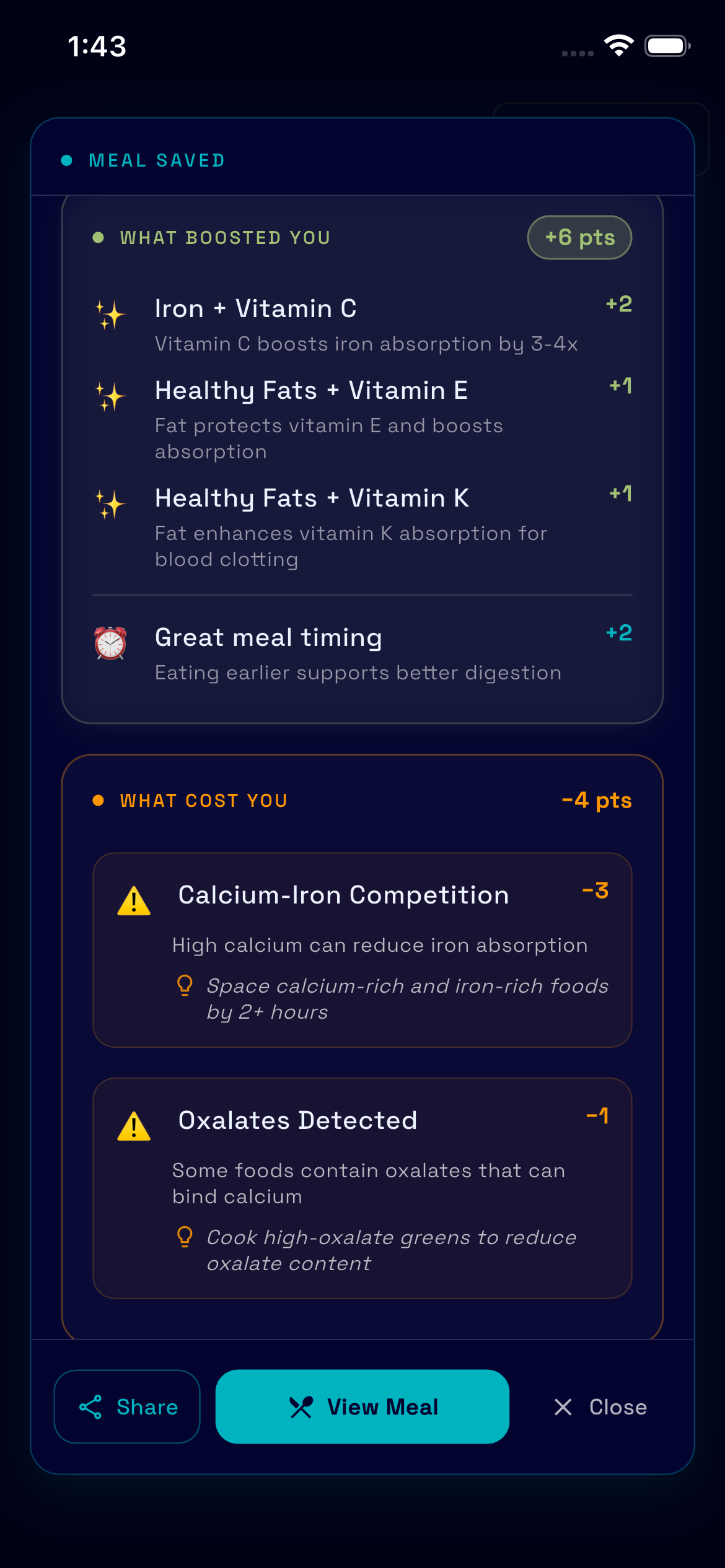 Nutrient Intelligence Engine - View 2