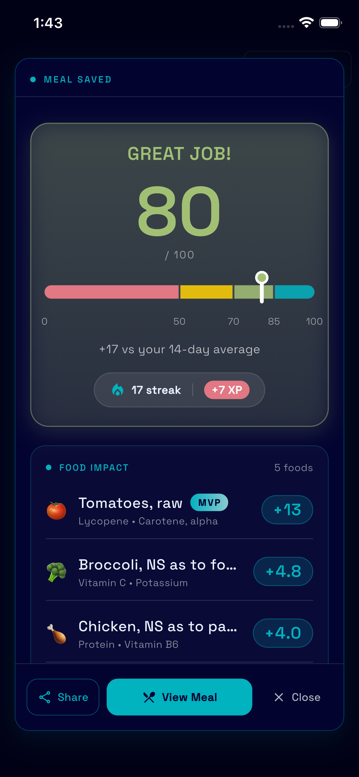 Nutrient Intelligence Engine - View 1